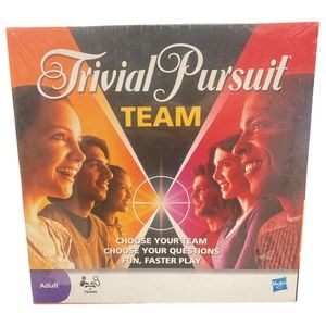 Trivial pursuit team adult party game